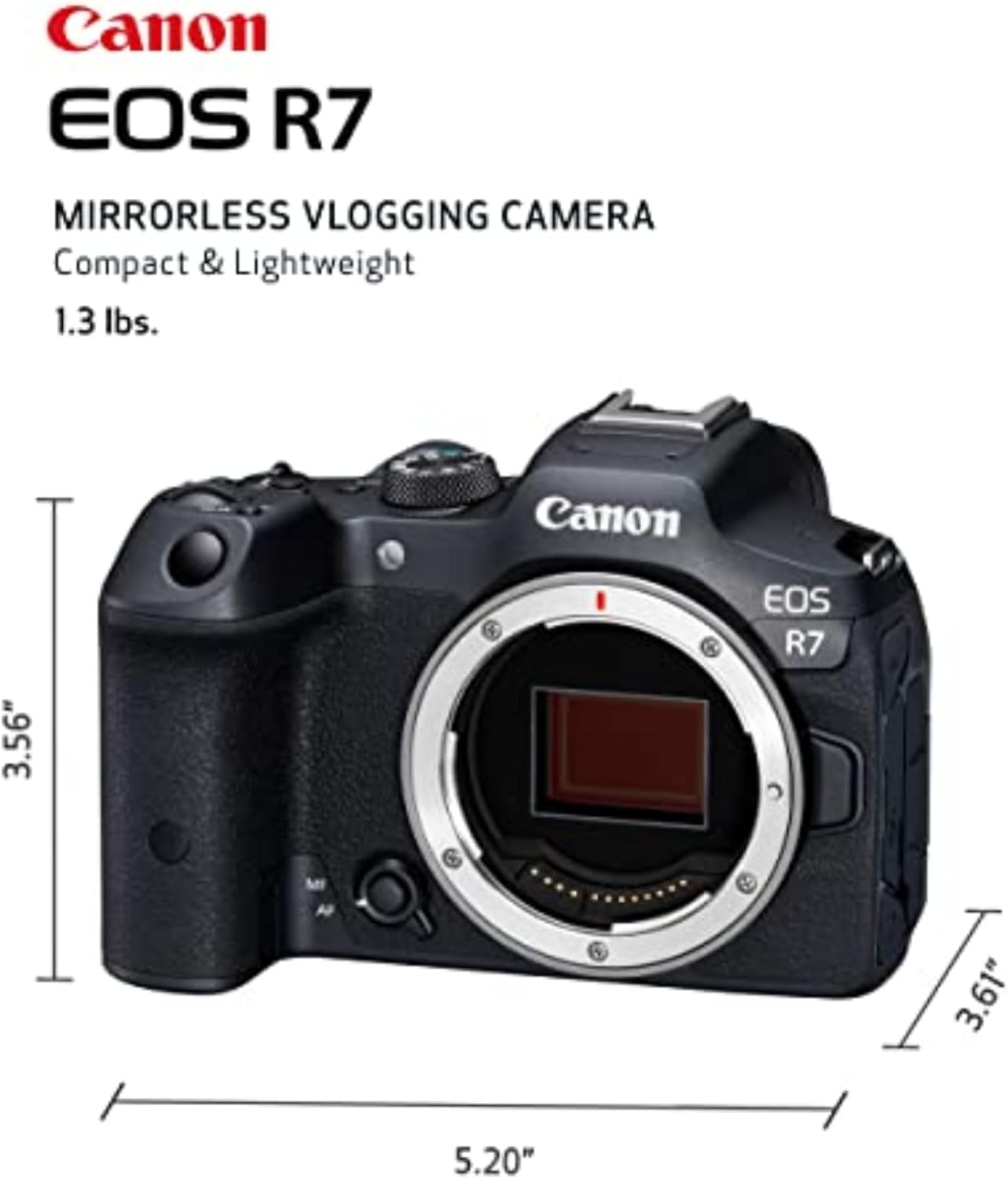 Canon EOS R7 Mirrorless Camera (Body Only)