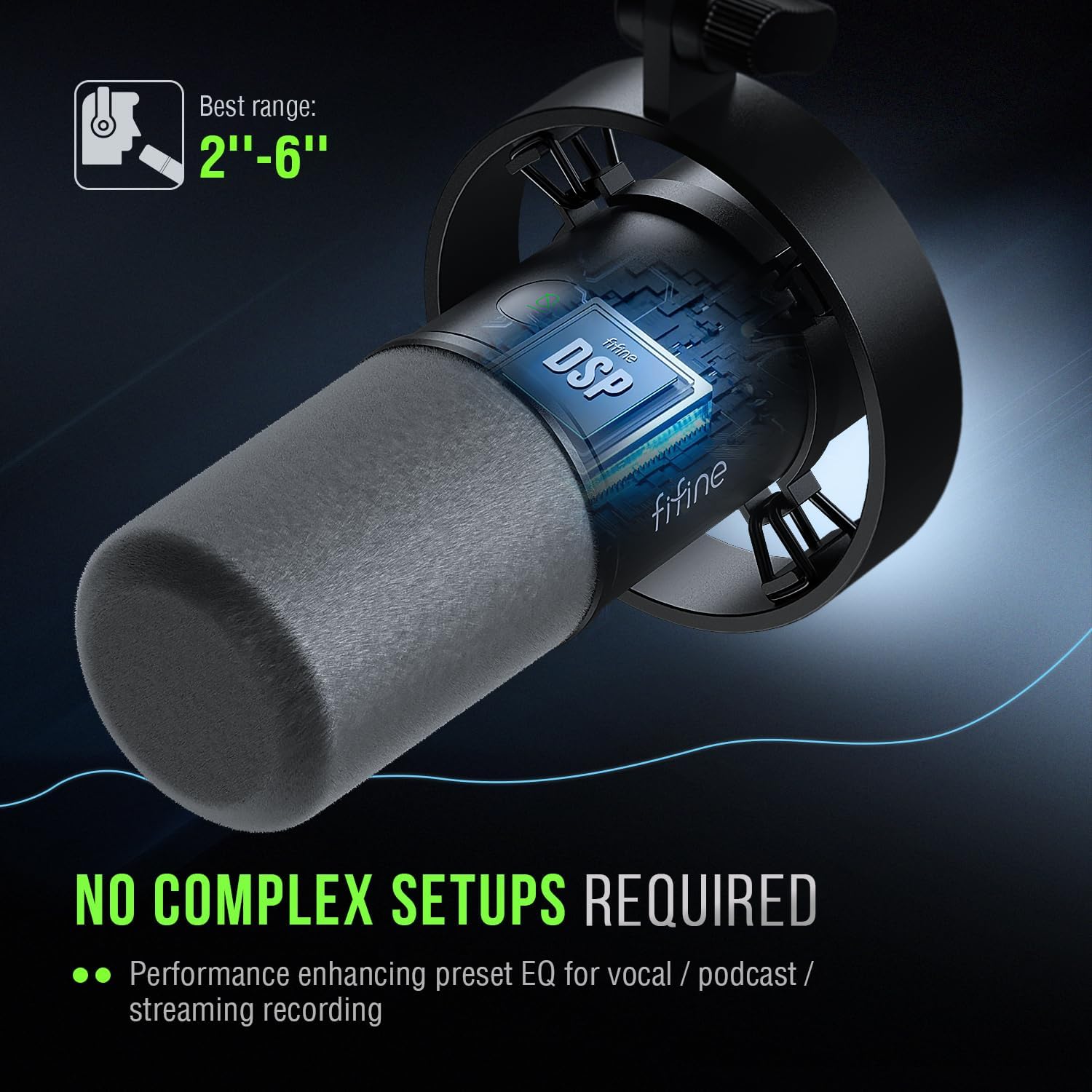 FIFINE K688 Podcast Microphone