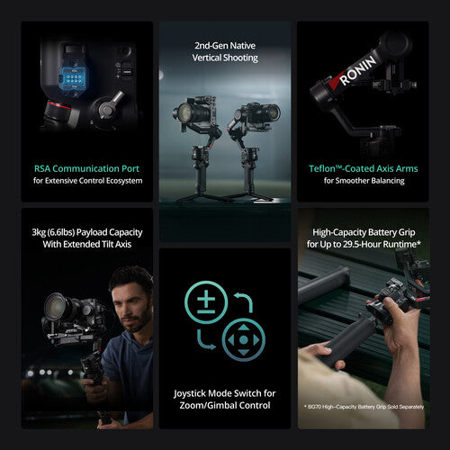 DJI RS 4 Pro Combo Gimbal Stabilizer